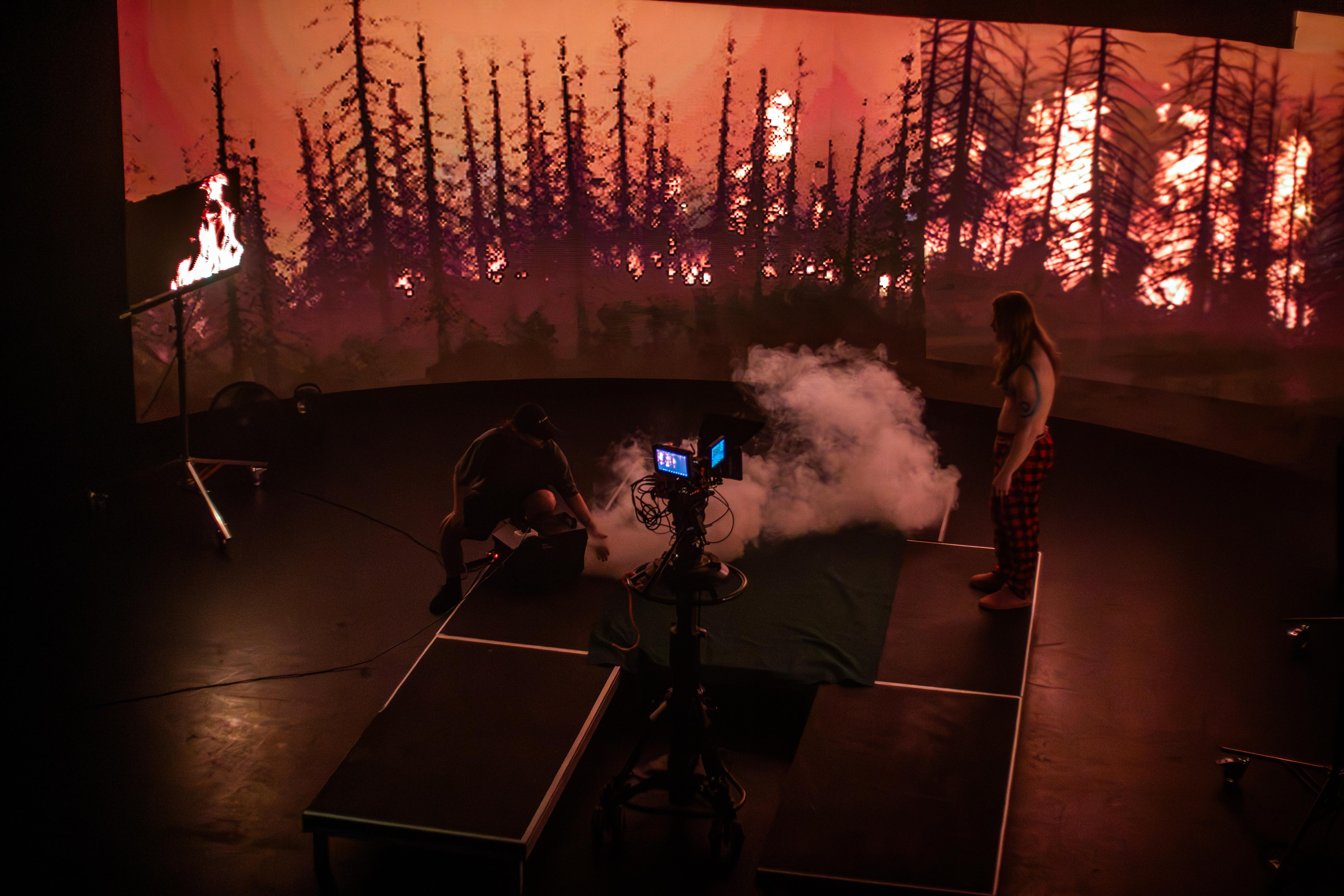 Behind the scenes 1